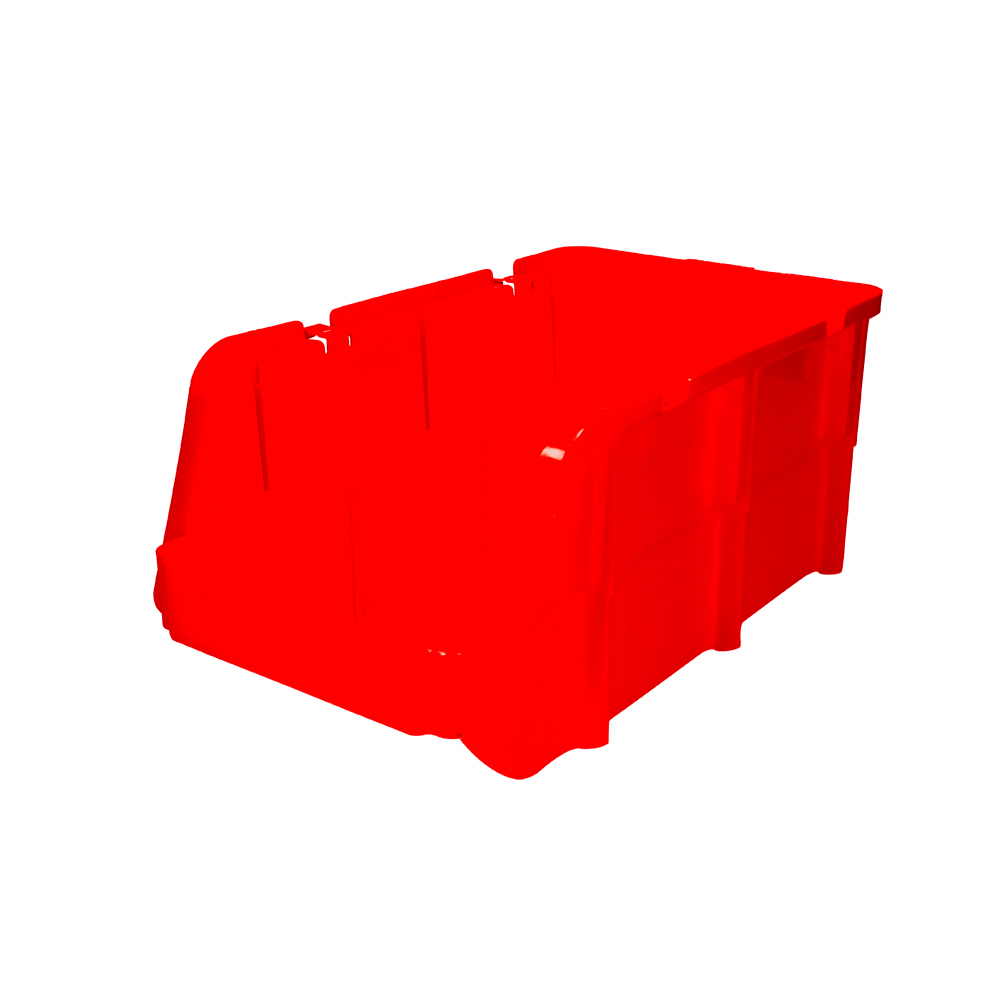 Gaveta plástica pico de pato color rojo 14" x 8" x 7" Surtek
