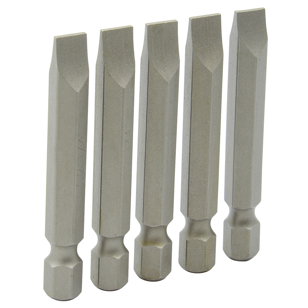 Punta plana para destornillador hexágono de 1/4", 3/16" x 2" Surtek