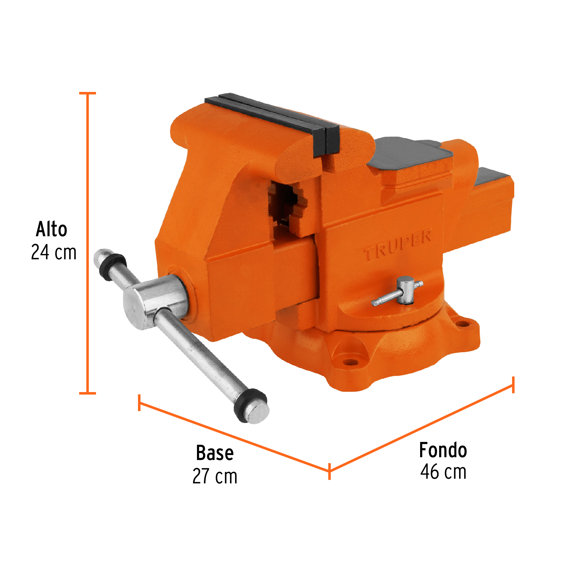 TRUPER TA-6 - Tornillos de banco resistentes de 6 (15 cm)