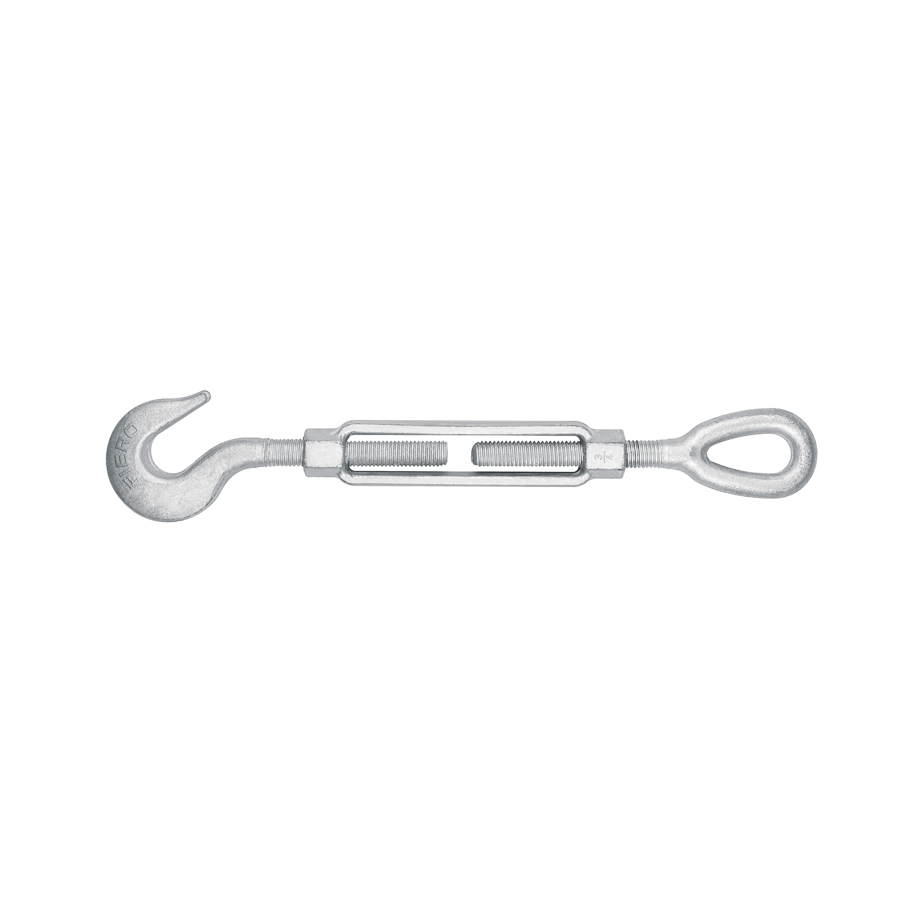 Tensor forjado 3/4 x 6' ojo - gancho, galvanizado, FIERO