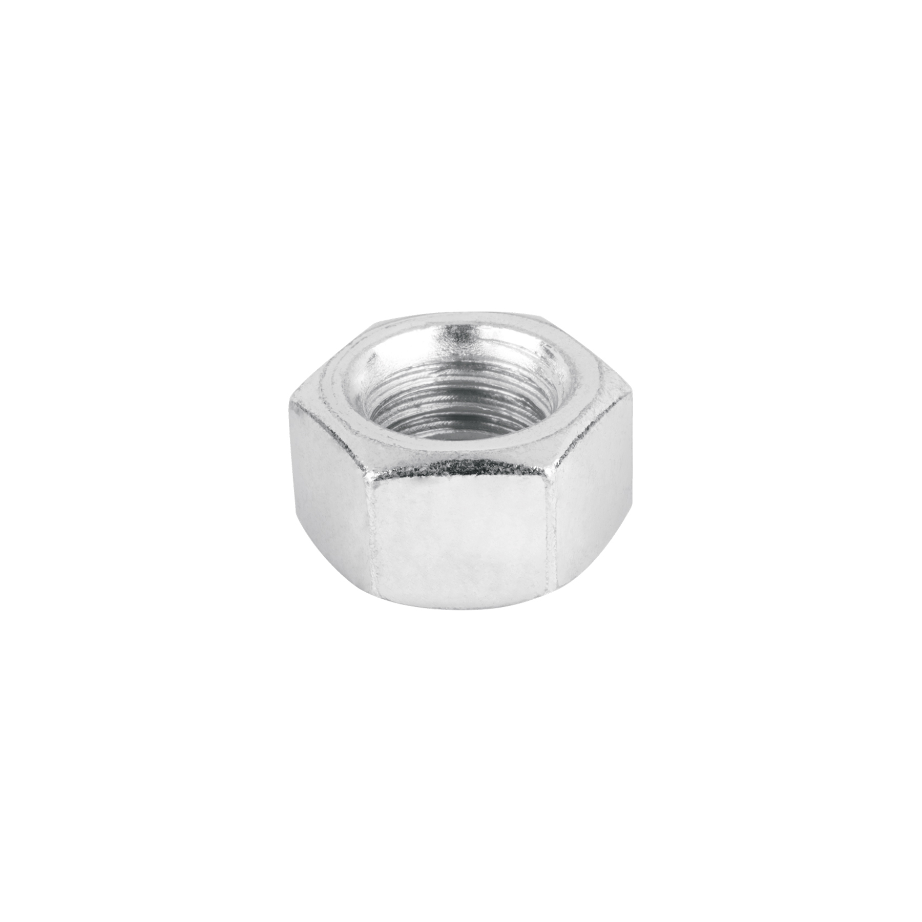 Bolsa con 8 tuercas 7/8' hexagonales de acero galvanizado