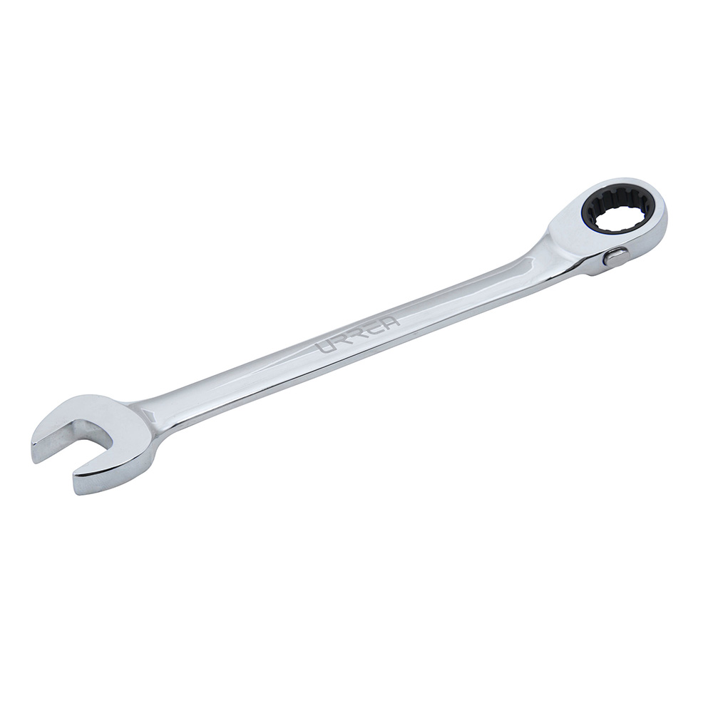 Llave combinada pulido espejo de matraca spline reversible métrica, 11 mm Urrea