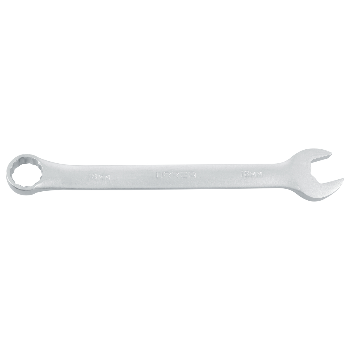 Llave combinada satinada métrica, 12 puntas, 18 mm Urrea