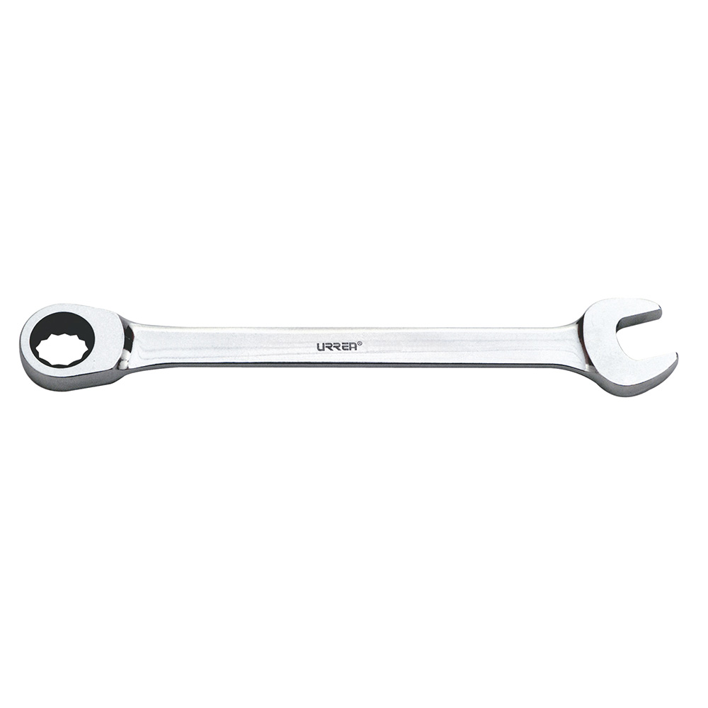 Llave combinada pulido espejo de matraca métrica, 12 puntas, 21 mm Urrea