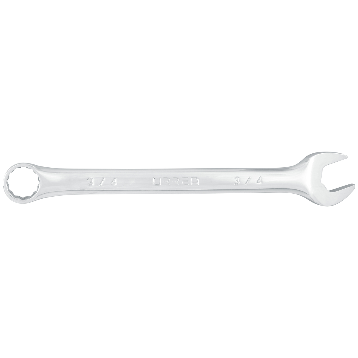 Llave combinada pulido espejo en pulgadas, 12 puntas, 3/4" Urrea