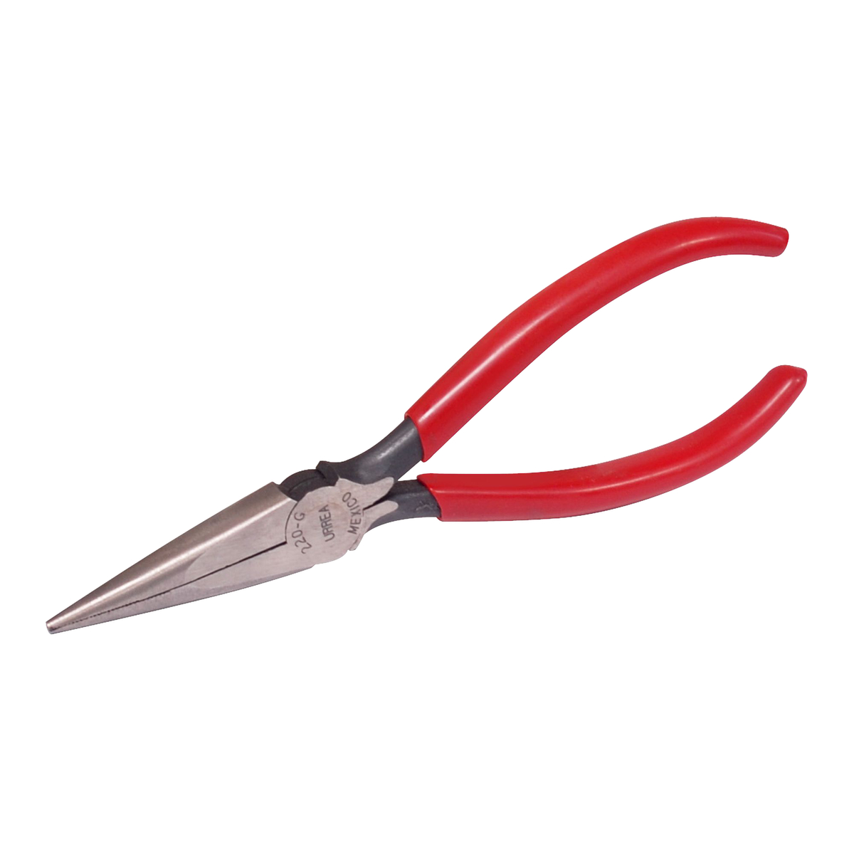 Pinza para electricista con mango rubber grip de 6-5/8" punta plana cónica Urrea