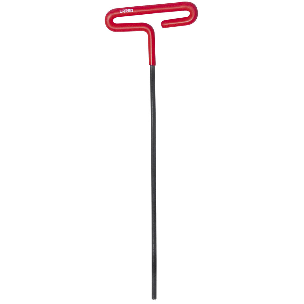 Llave hexagonal larga tipo "T" mango de vinil, en pulgadas, 5/16" Urrea