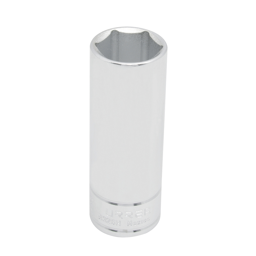 Dado largo cuadro de 1/2", 6 puntas, en pulgadas, 7/8" Urrea