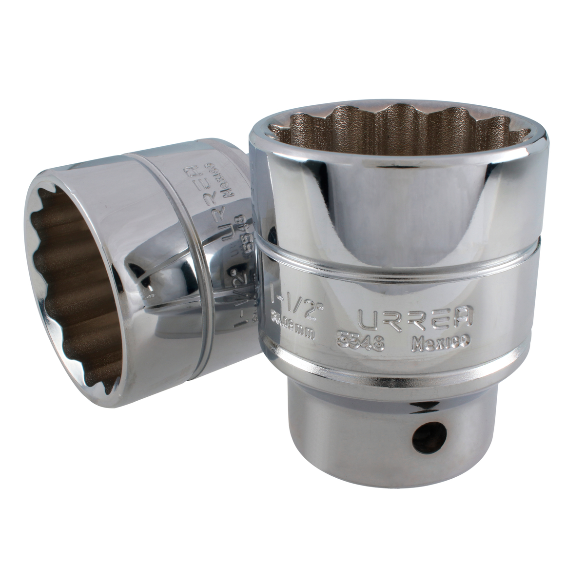 Dado cuadro de 3/4", 12 puntas, en pulgadas, 1-1/2" Urrea