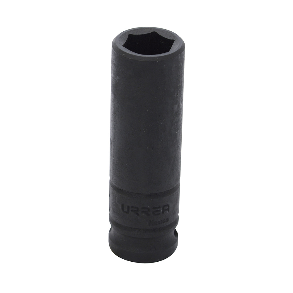 Dado de impacto largo cuadro de 1/2", 6 puntas, en pulgadas, 3/4" Urrea