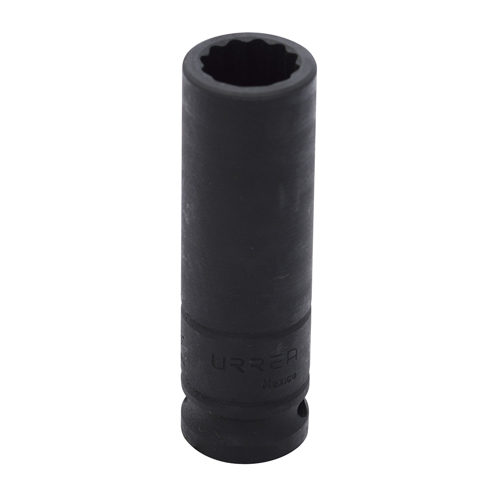 Dado de impacto largo cuadro de 1/2", 12 puntas, en pulgadas, 1-1/16" Urrea