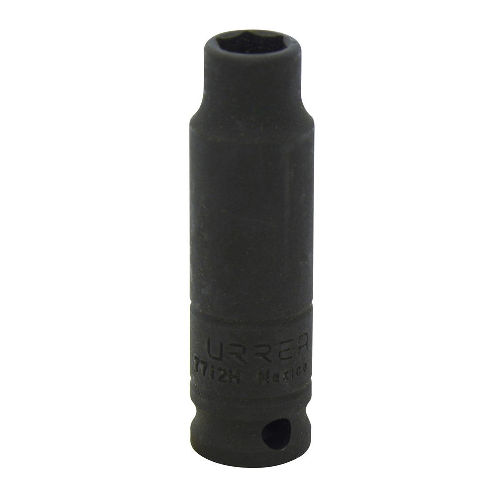 Dado de impacto largo cuadro de 3/8", 6 puntas, en pulgadas, 3/8" Urrea