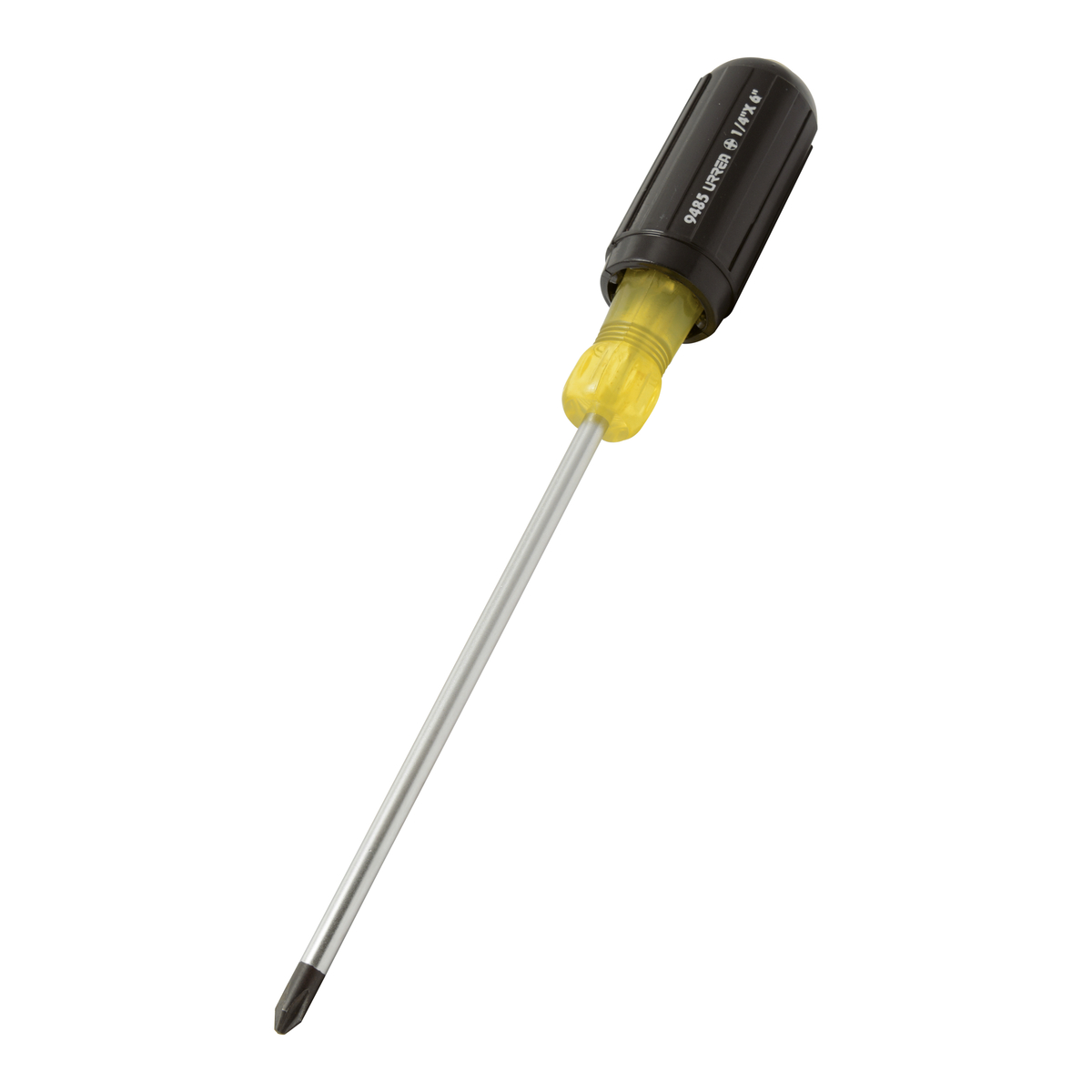 Destornillador con mango cushion grip, punta Phillips barra redonda #3 x 6" Urrea