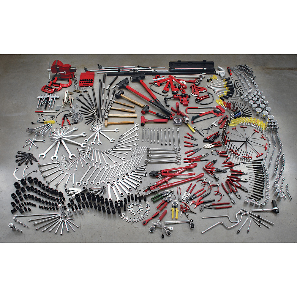 Juego maestro industrial combinado 785 piezas, sin gabinete Urrea