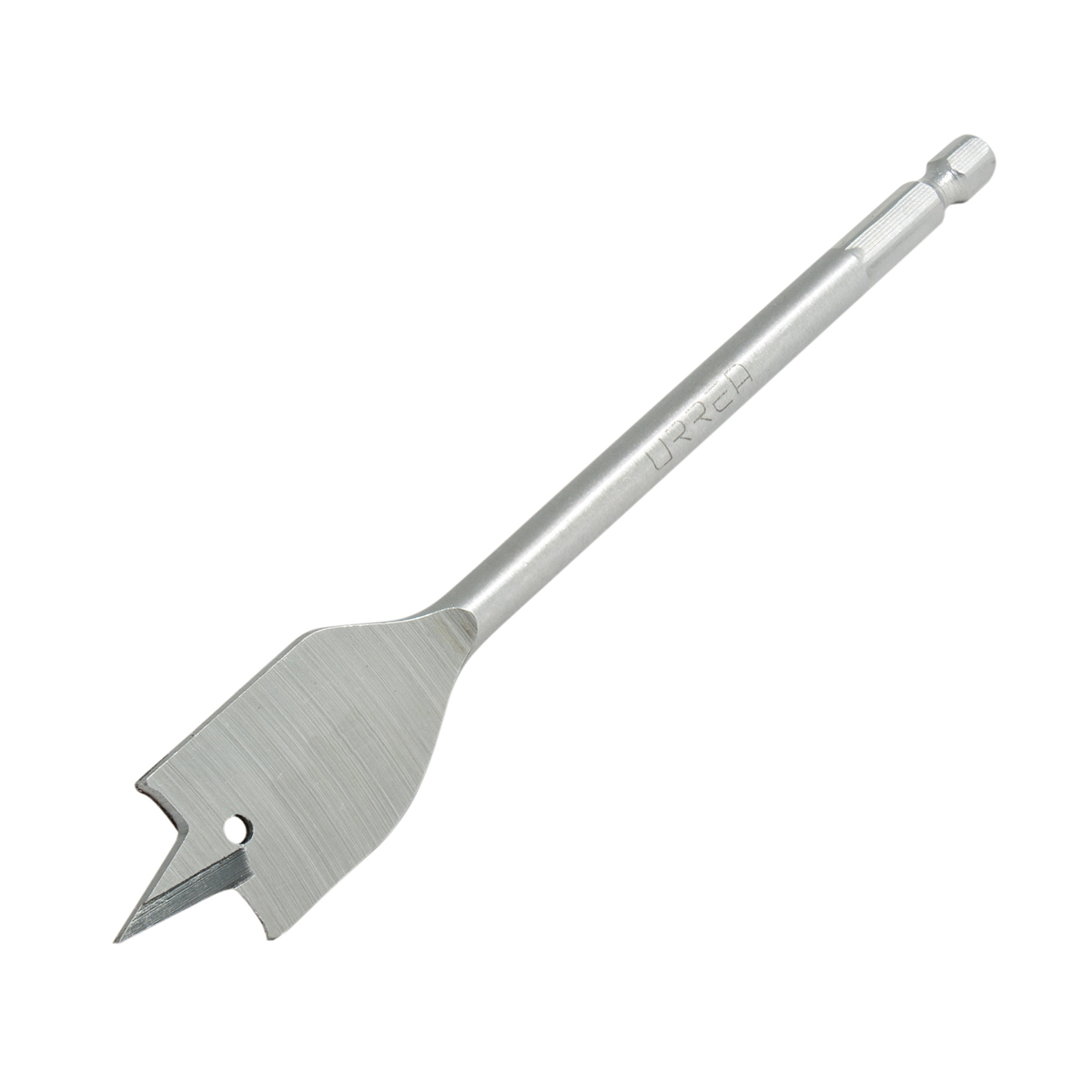 Broca para madera de acero al carbono tipo manita 1" zanco de 1/4" Urrea