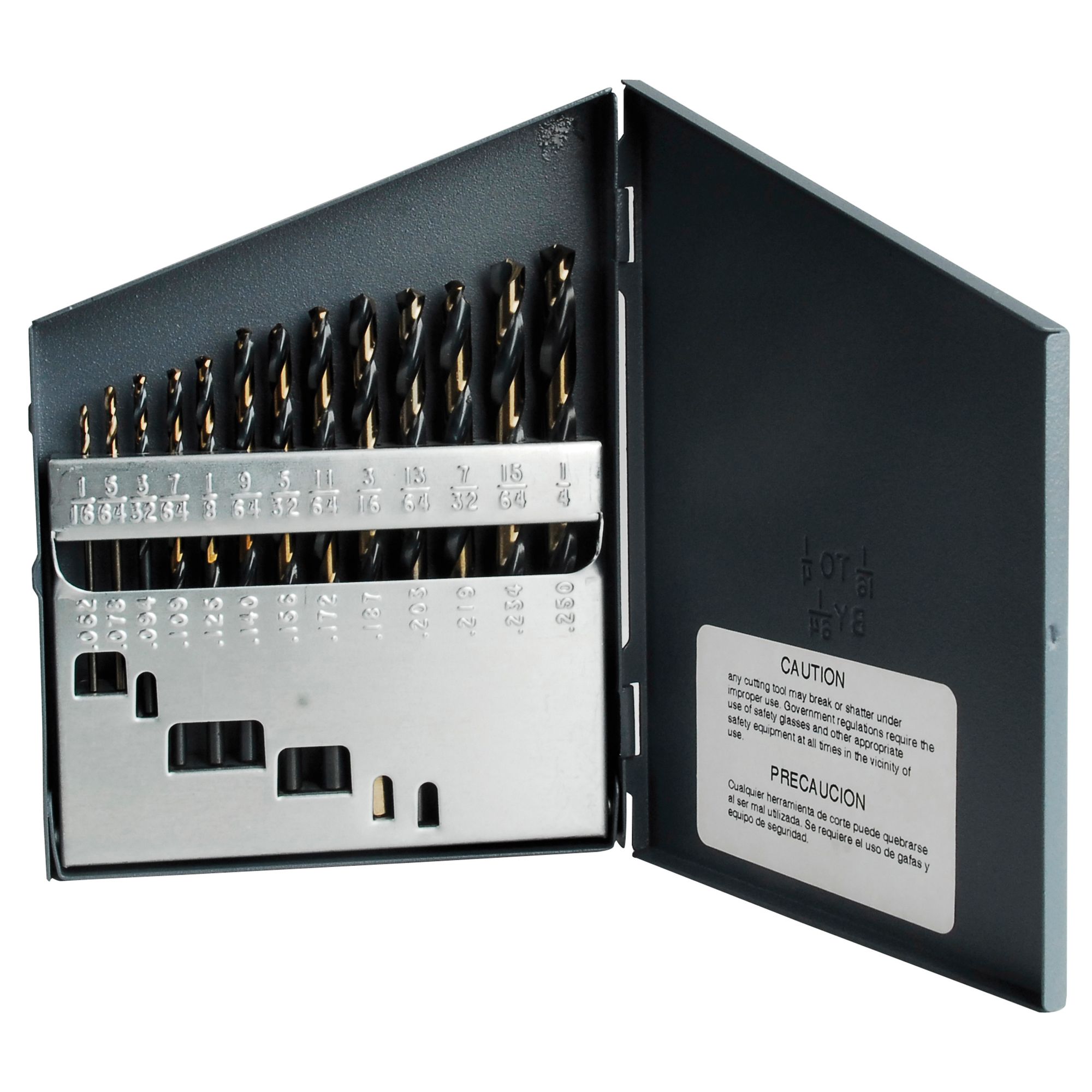 Juego de brocas premium de acero de alta velocidad zanco 3 planos, 13 piezas Urrea
