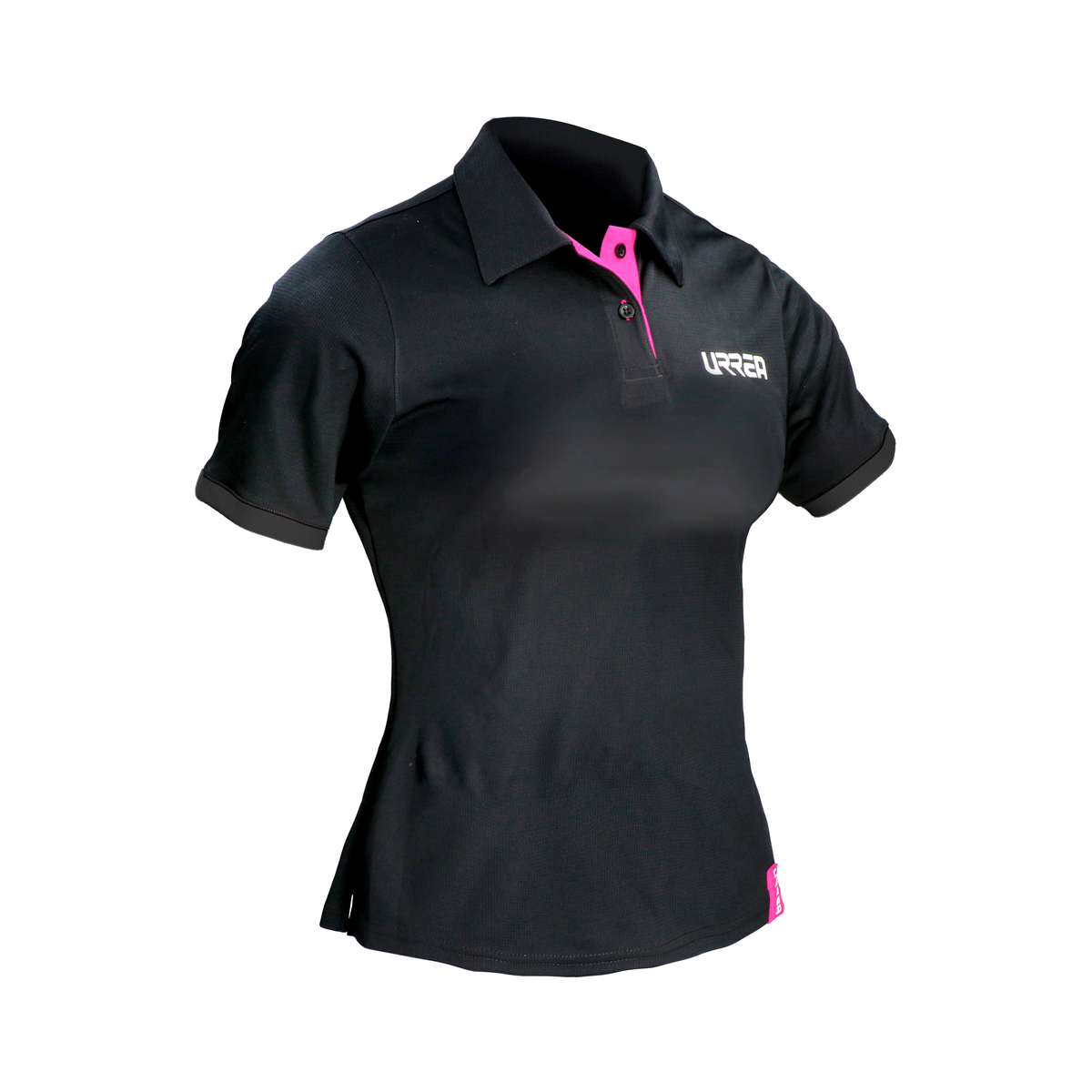 Playera tipo polo dry fit para dama color negro talla M