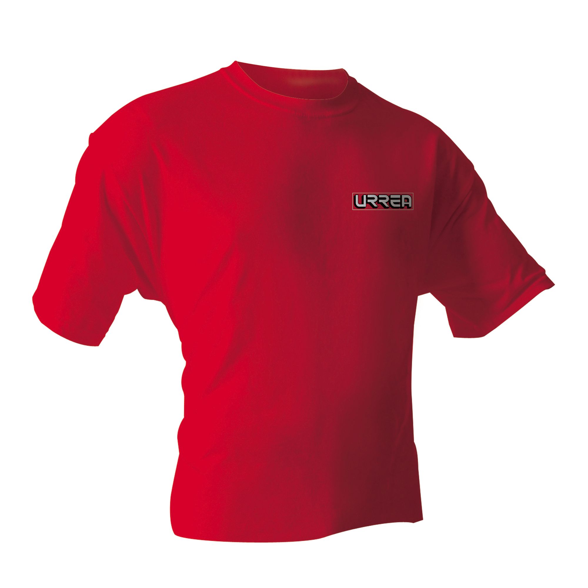 Playera cuello redondo color rojo talla M Urrea