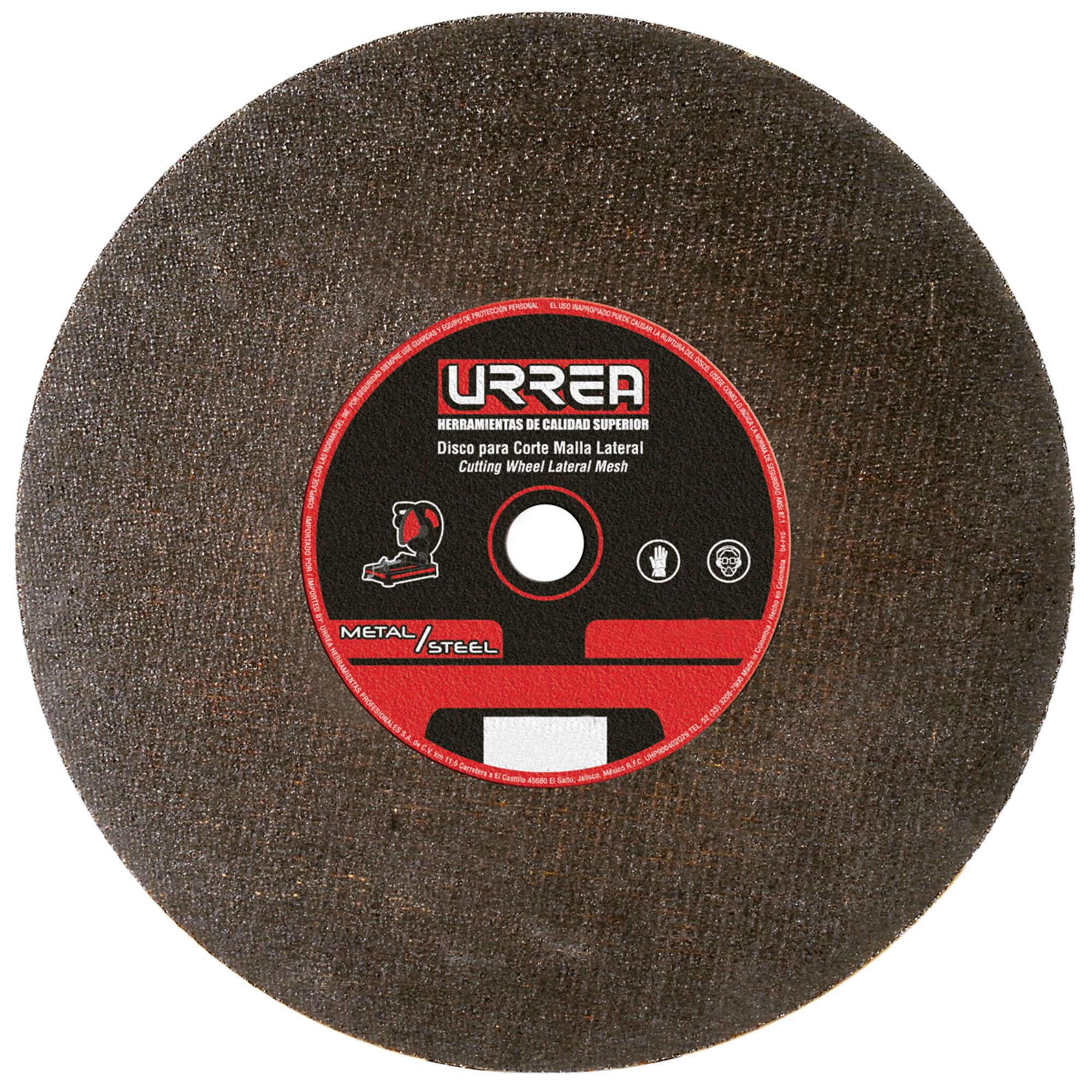 Disco abrasivo tipo 1 para metal 4-1/2" x 1/16" Urrea
