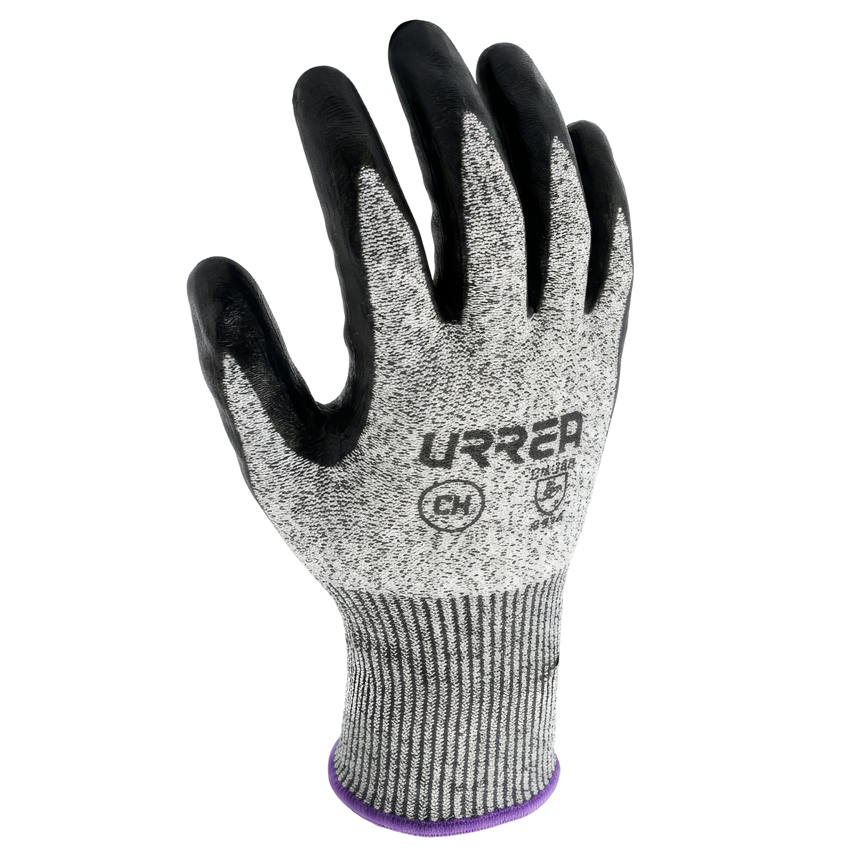 Guantes de fibra tipo Supraneema anti-corte con recubrimiento de nitrilo espumoso CH Urrea