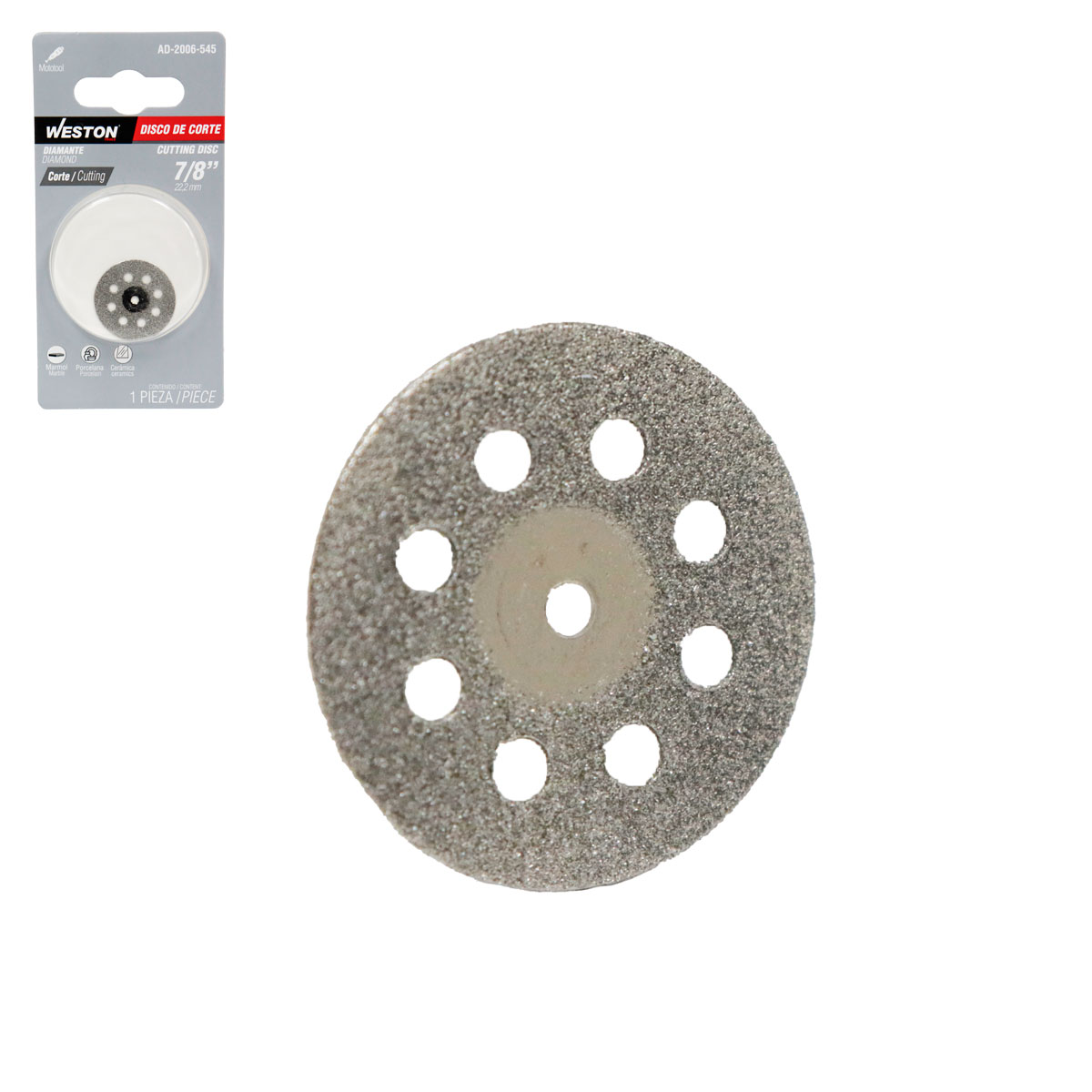 DISCO DE CORTE DE DIAMANTE 7/8"