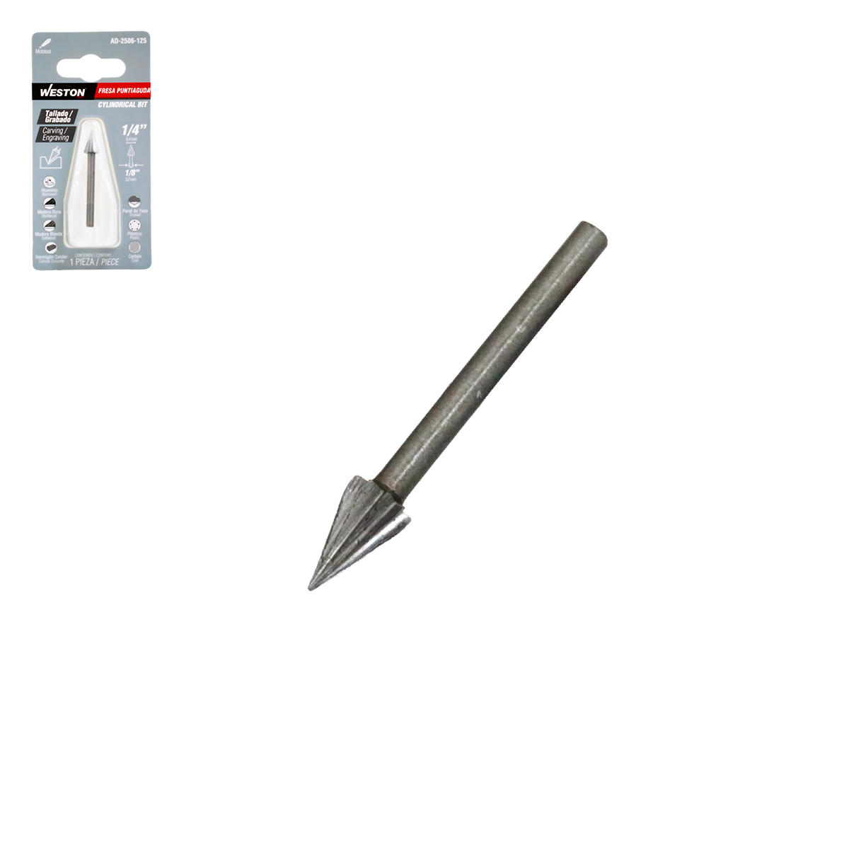 FRESA PUNTIAGUDA 1/4"