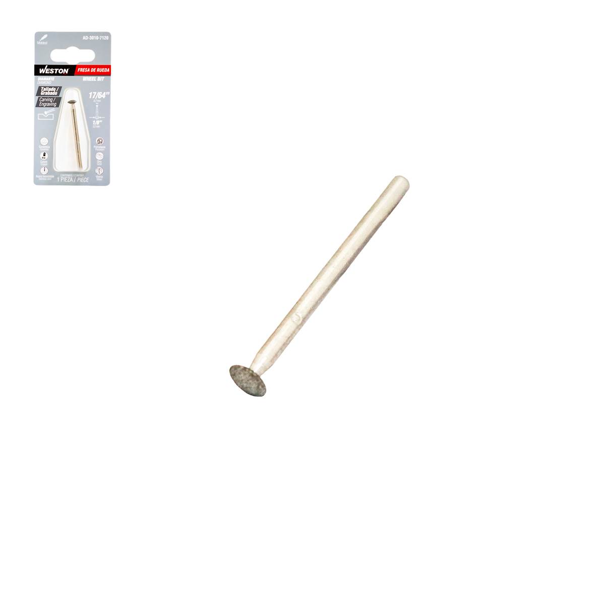FRESA DE RUEDA DE DIAMANTE 17/64"