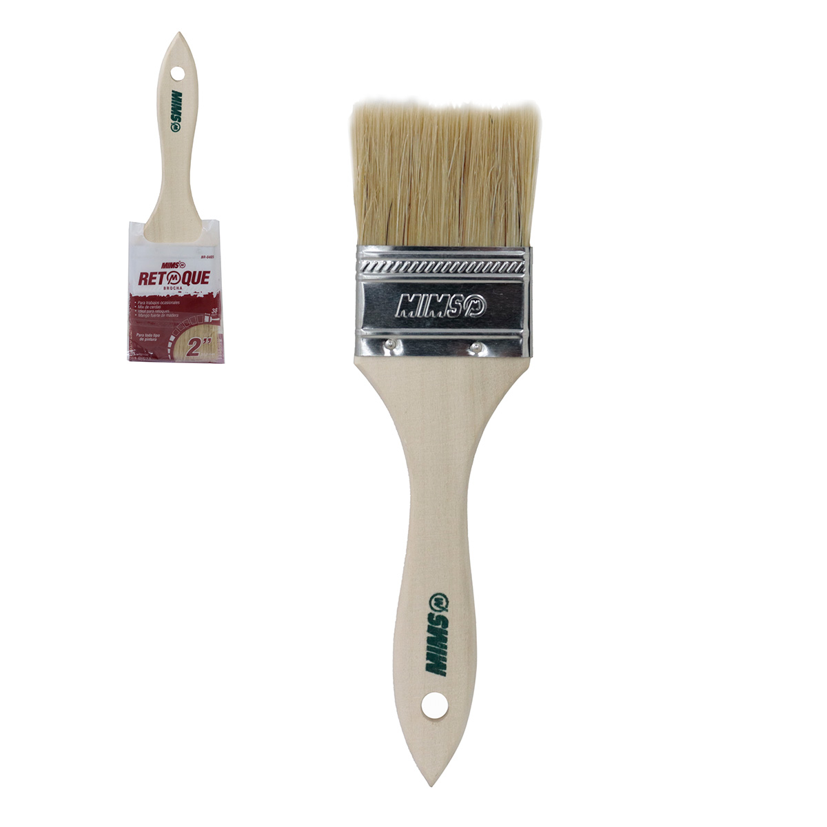 BROCHA RETOQUE USO DOMESTICO 2" X 38 MM (Precio x Pieza - Emp. c/24 piezas)