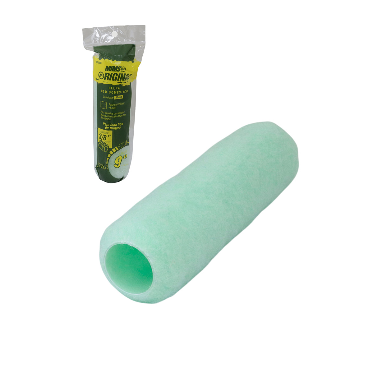 FELPA ORIGINAL USO DOMESTICO 9" X 3/8" (Precio x Pieza - Emp. c/12 piezas)