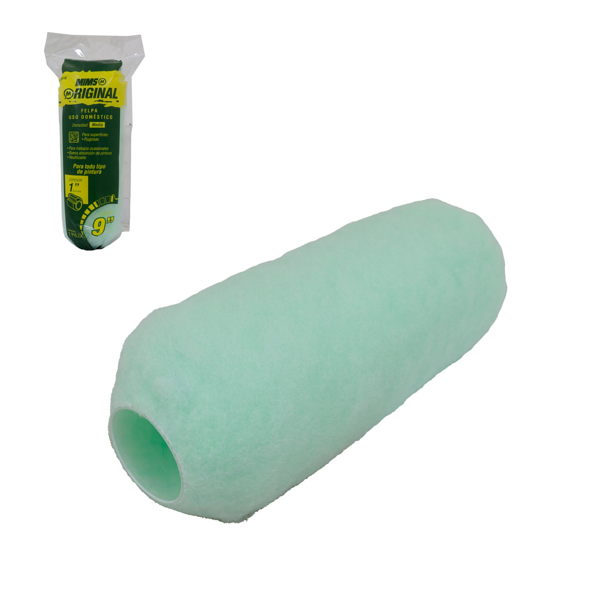 FELPA ORIGINAL USO DOMESTICO 9" X 1" (Precio x Pieza - Emp. c/12 piezas)