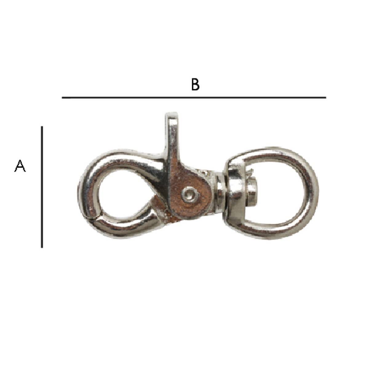 BANDOLA GATILLO NIQUELADO 1/2"  (Precio X Pieza - Empaque C/ 1pz)