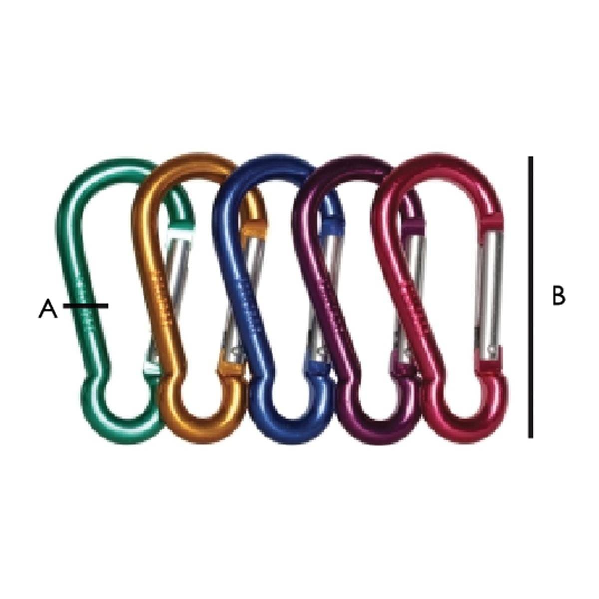 GANCHO RAPIDO ALUMINIO TIPO PERA 6MMX60MM (Precio X Pieza - Empaque C/2 pzs)