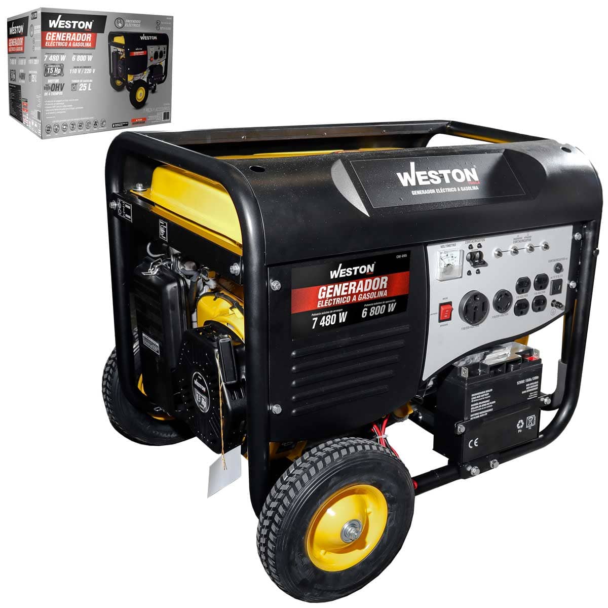 GENERADOR ELECTRICO A GASOLINA 7480W (INICIO ELECTRICO)