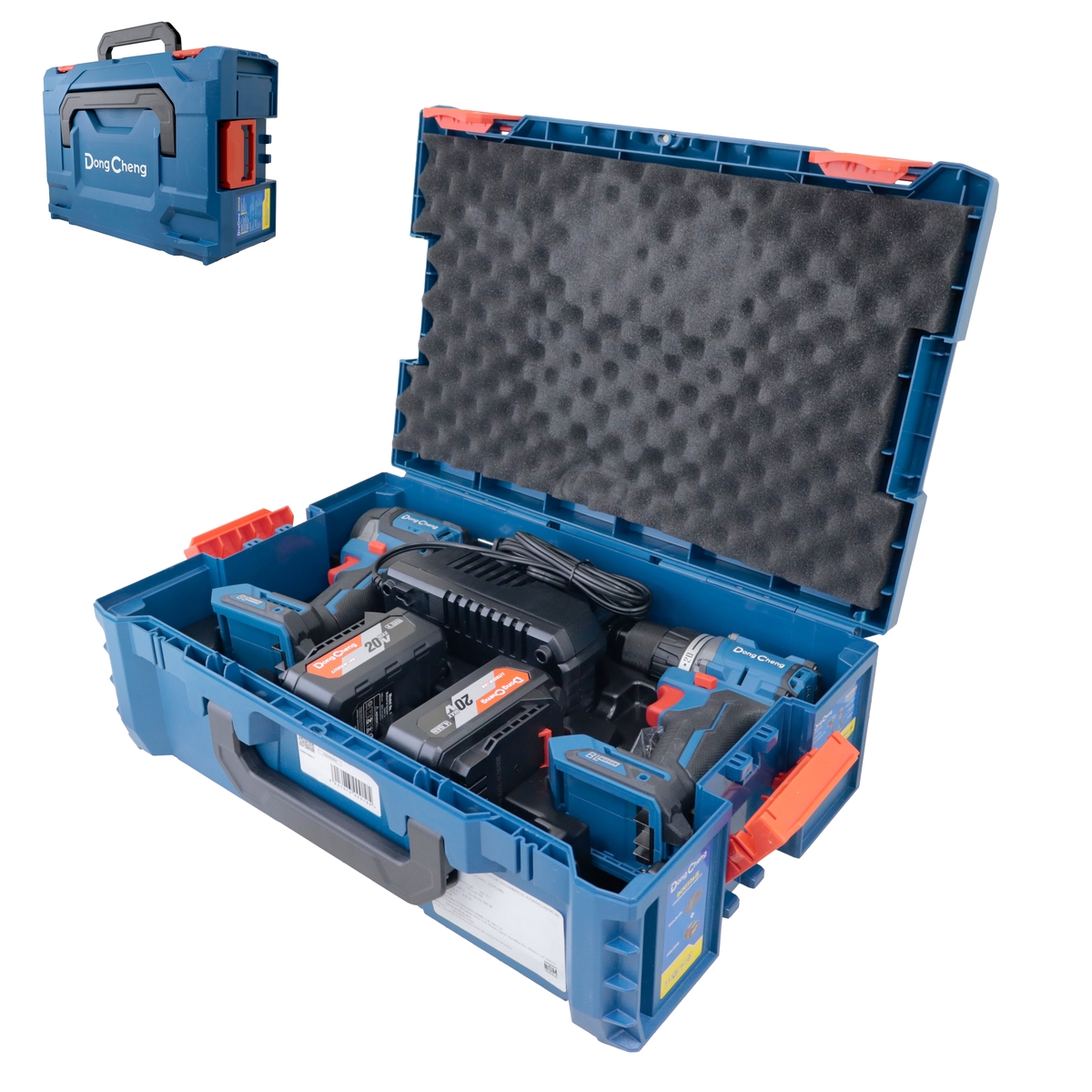 KIT TALADRO + ATORNILLADOR INALAMBRICO SIN CARBONES 20V MAX/4.0Ahx2 (DCPL208 + DCJZ2060i)