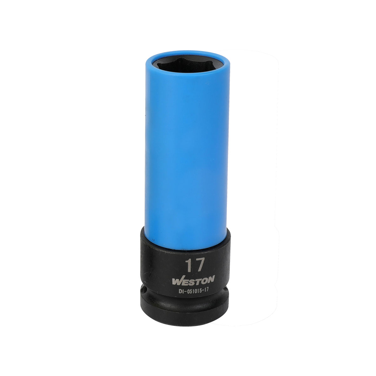 DADO DE IMPACTO LARGO CON PP CUADRO 1/2" 6 PUNTAS 17MM