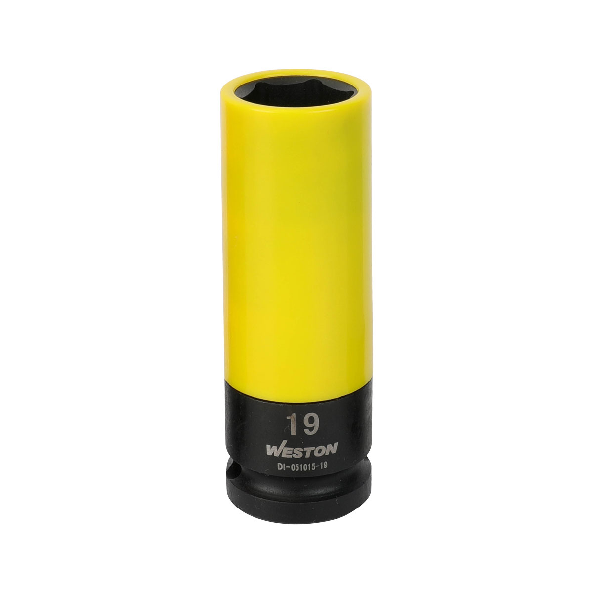 DADO DE IMPACTO LARGO CON PP CUADRO 1/2" 6 PUNTAS 19MM