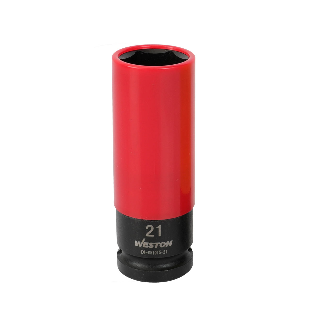 DADO DE IMPACTO LARGO CON PP CUADRO 1/2" 6 PUNTAS 21MM