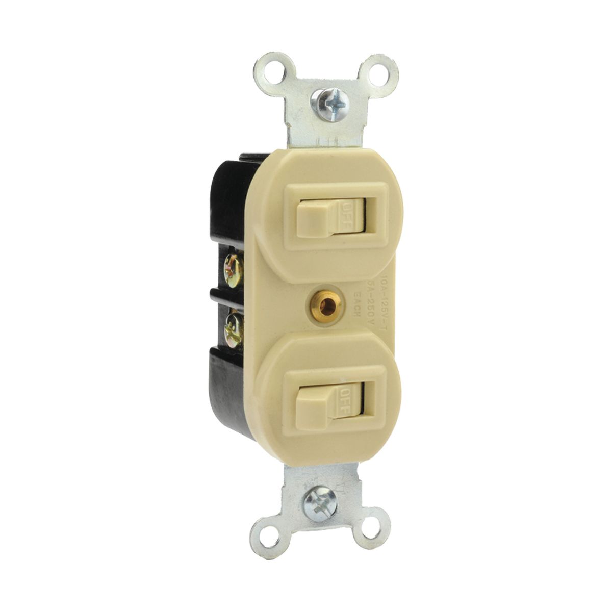 APAGADOR DOBLE MARFIL 15A 127V 8840050