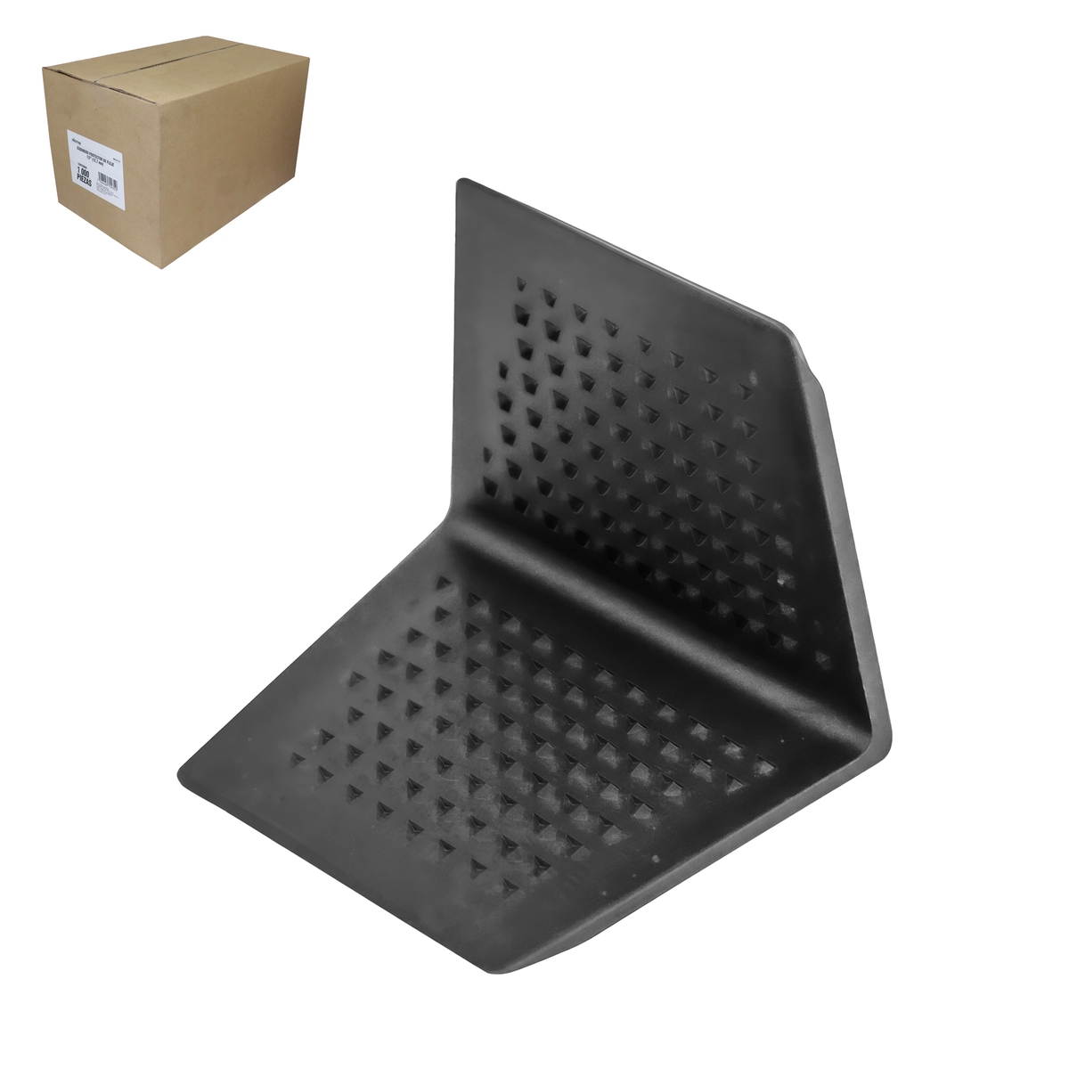 ESQUINERO PROTECTOR DE FLEJE 1/2" (Precio x caja C/1000 piezas)