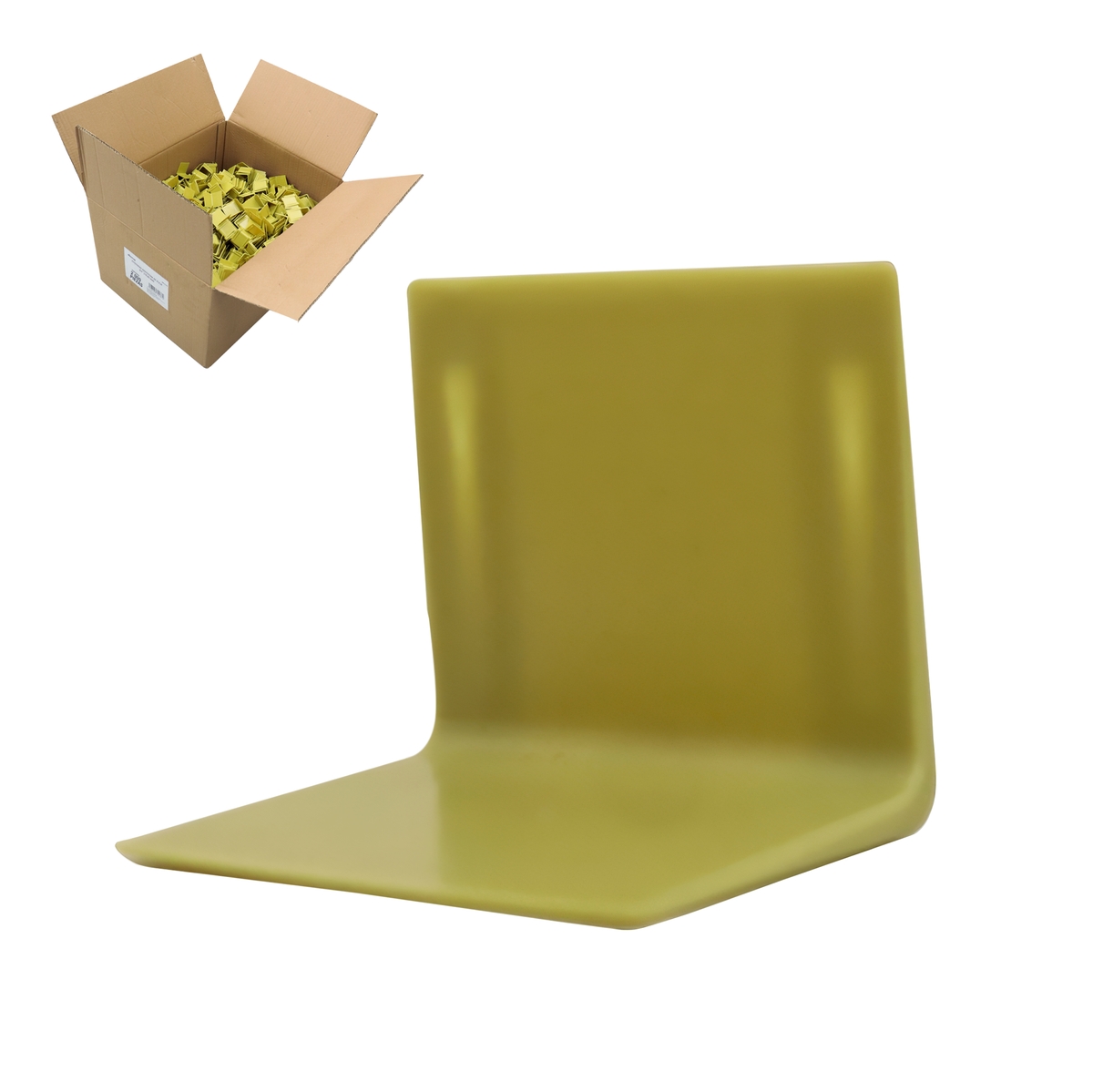 ESQUINERO PROTECTOR DE FLEJE 3/4" (Precio x caja C/2000 piezas)