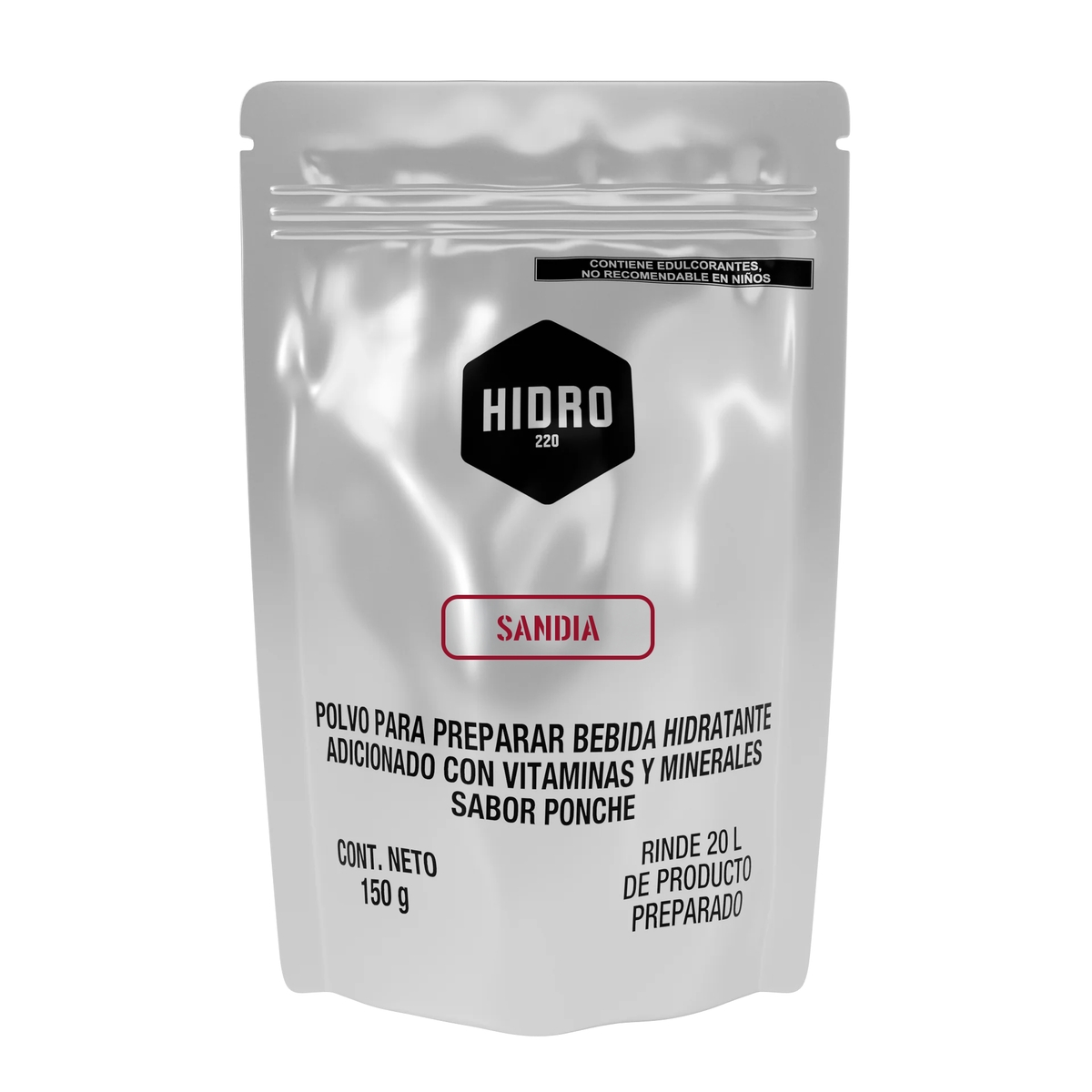 SOBRE INDIVIDUAL 150g PARA 20L SABOR SANDIA HIDRO220