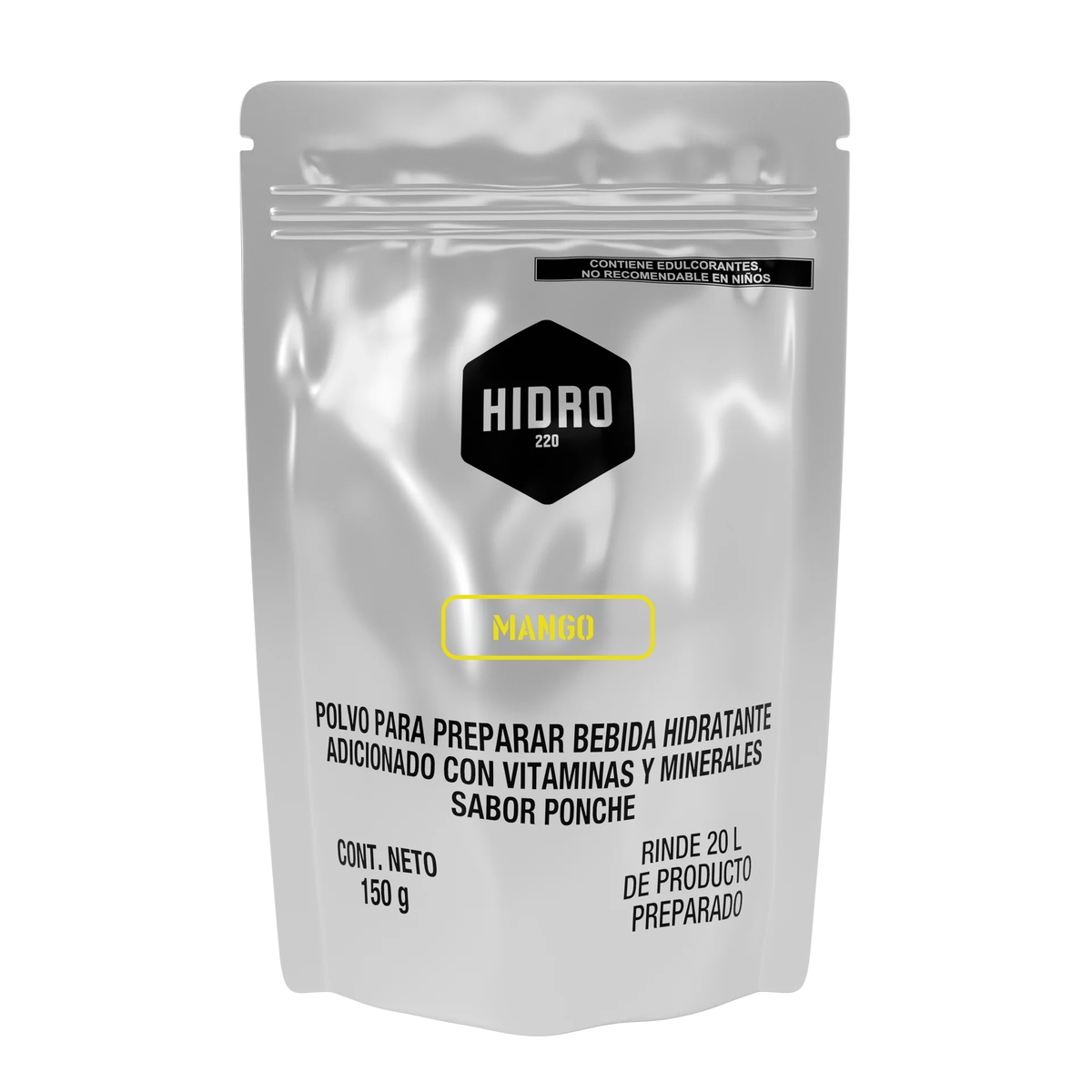 SOBRE INDIVIDUAL 150g PARA 20L SABOR MANGO HIDRO220