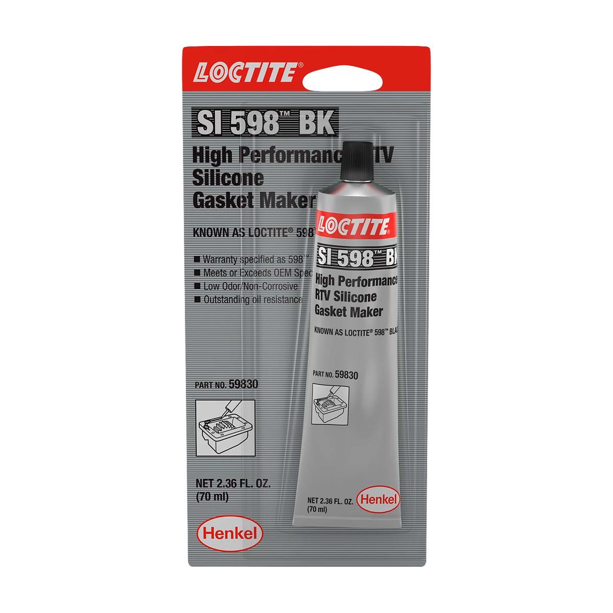LOCTITE SI 598 BK 300 ml