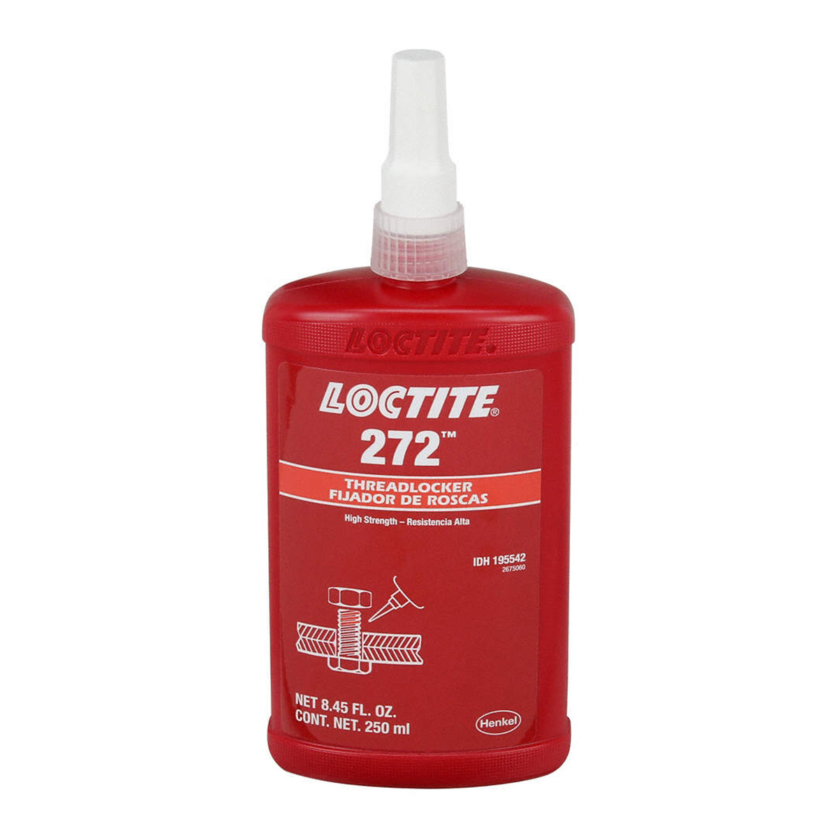 LOCTITE 272 FIJADOR DE ROSCAS RESISTENCIA ALTA 250 ml