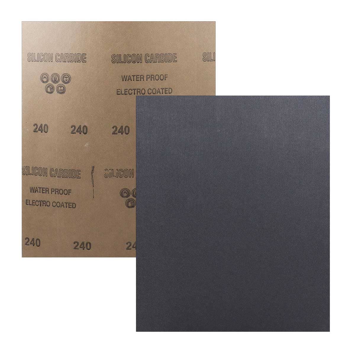 HOJA DE LIJA DE AGUA CARBURO SILICIO 9" x 11" G360 (Precio x pieza - Empaque c/100 pzas)