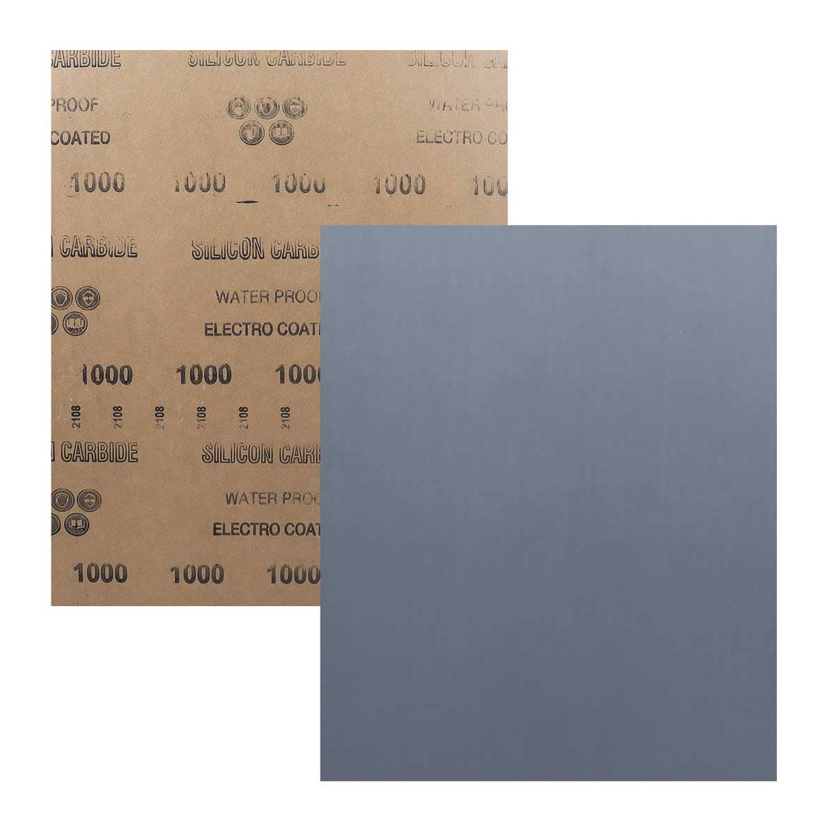 HOJA DE LIJA DE AGUA CARBURO SILICIO 9" x 11" G1000 (Precio x pieza - Empaque c/100 pzas)