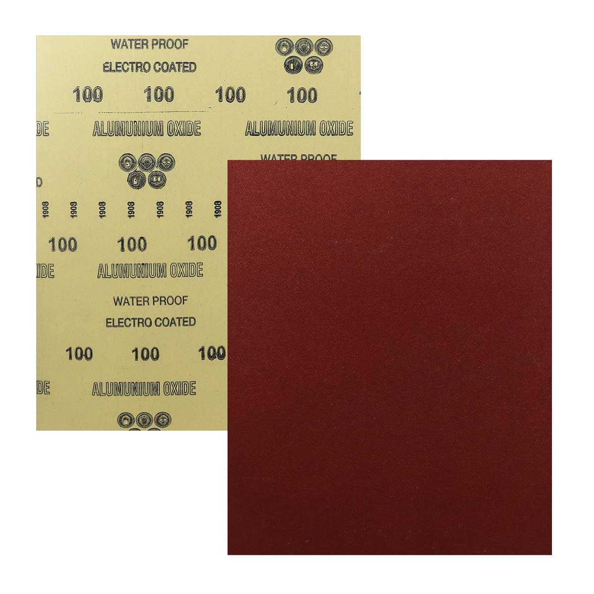 HOJA DE LIJA OXAL ESMERIL 9" x 11" G100 (Precio x pieza - Empaque c/100 pzas)