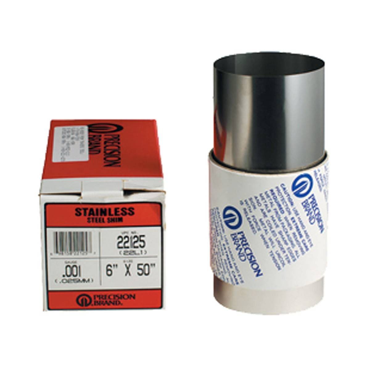 LAINA D/ACERO INOXIDABLE .025" X 6" X 50