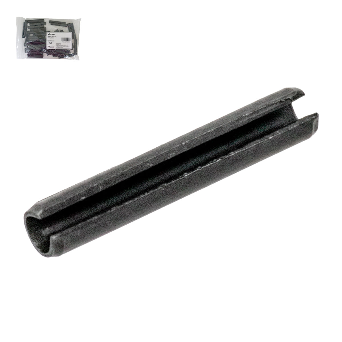 PERNO HUECO RANURADO 5/16 x 2 (Precio x Bolsa c/100 pzs)