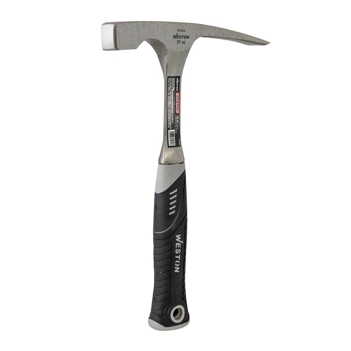 MARTILLO PULIDO FORJADO LADRILLERO 21 OZ MANGO 13" DE FIBRA DE VIDRIO